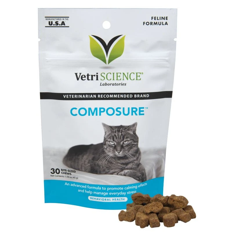 VetriScience Composure Bite Size Chews for Cats