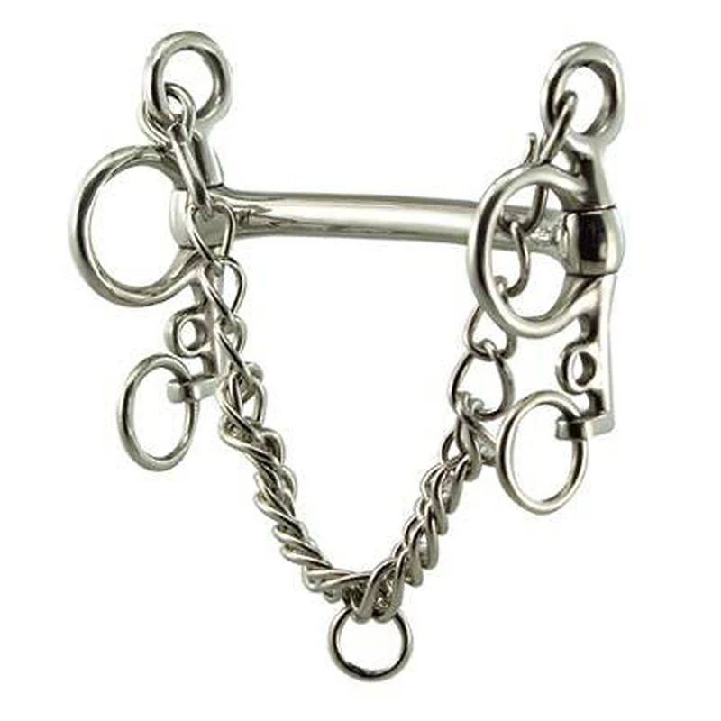 Coronet Mullen Mouth Pelham Bit 2 1/2 Cheeks