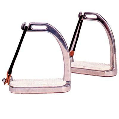 Coronet Peacock Stirrup Irons with Pads 4 - Image 5
