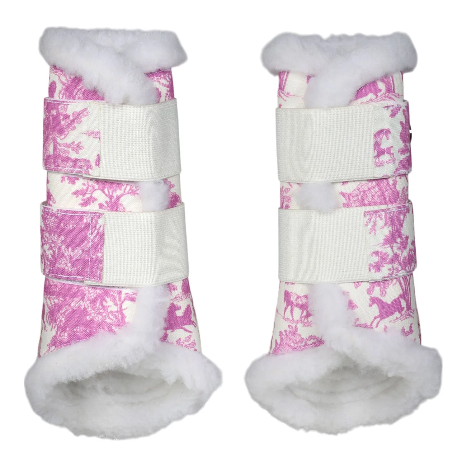 Dapplebay Equestrian Toile Brush Boots - Image 3