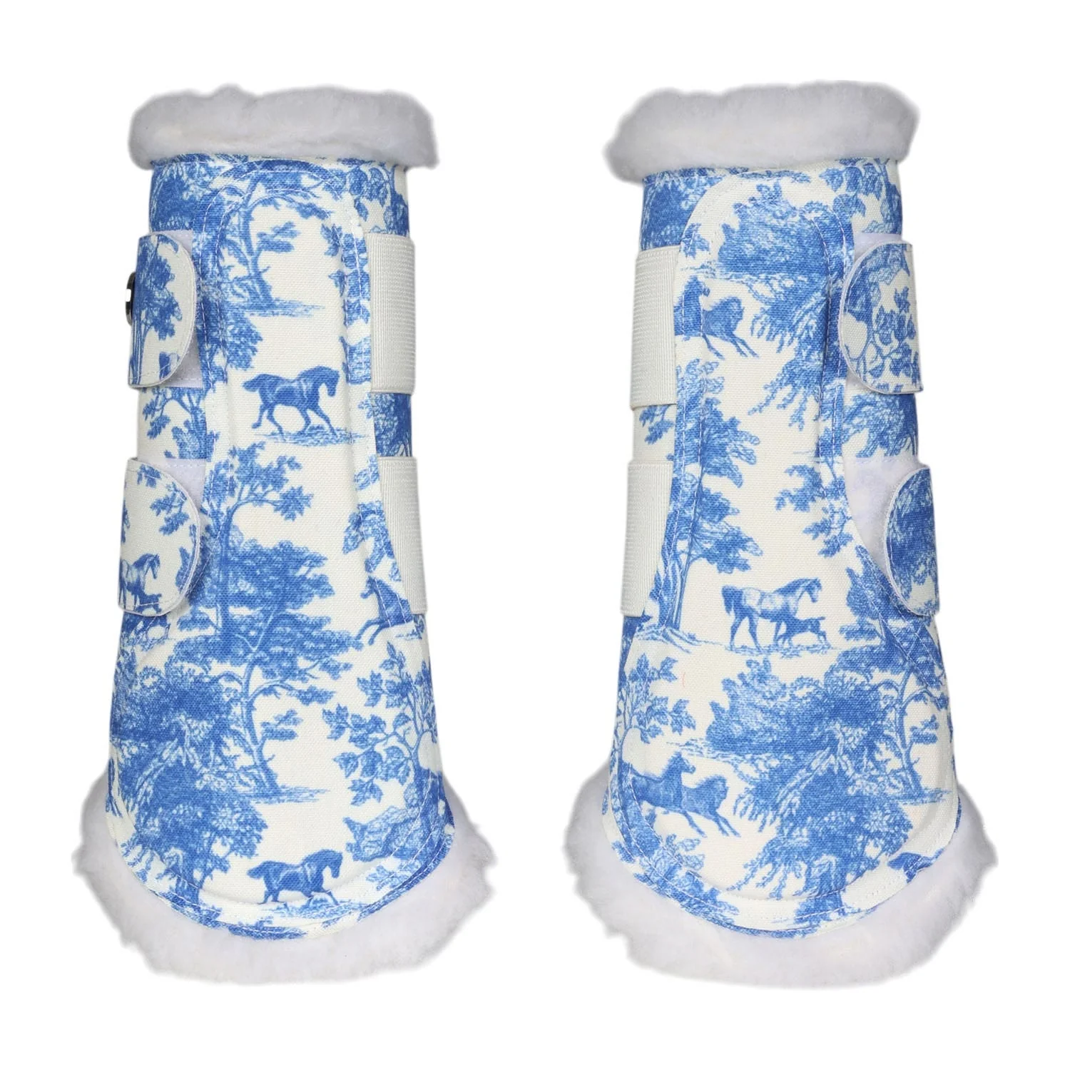 Dapplebay Equestrian Toile Brush Boots - Image 4