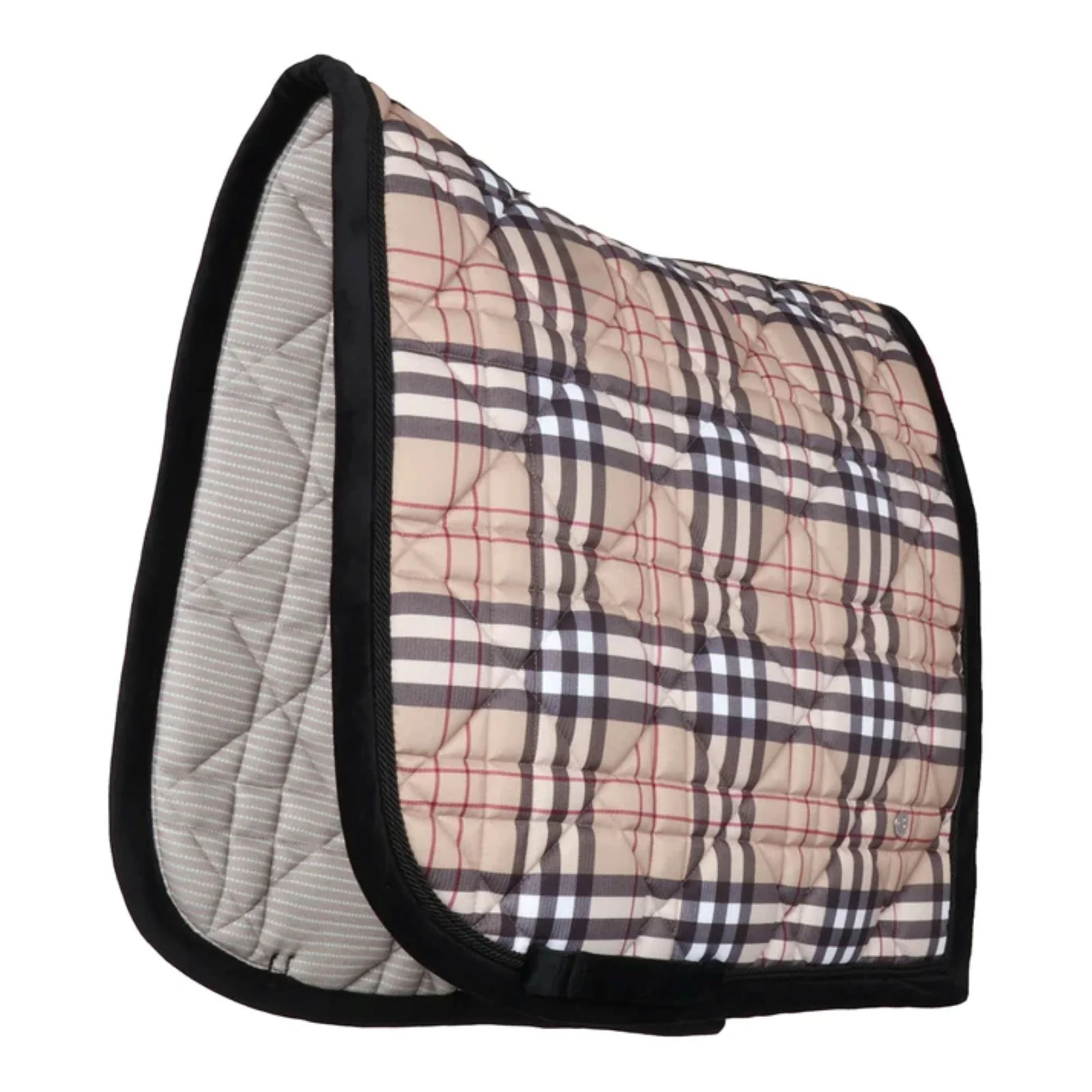 Dapplebay Holiday Plaid Dressage Saddle Pad - Image 3