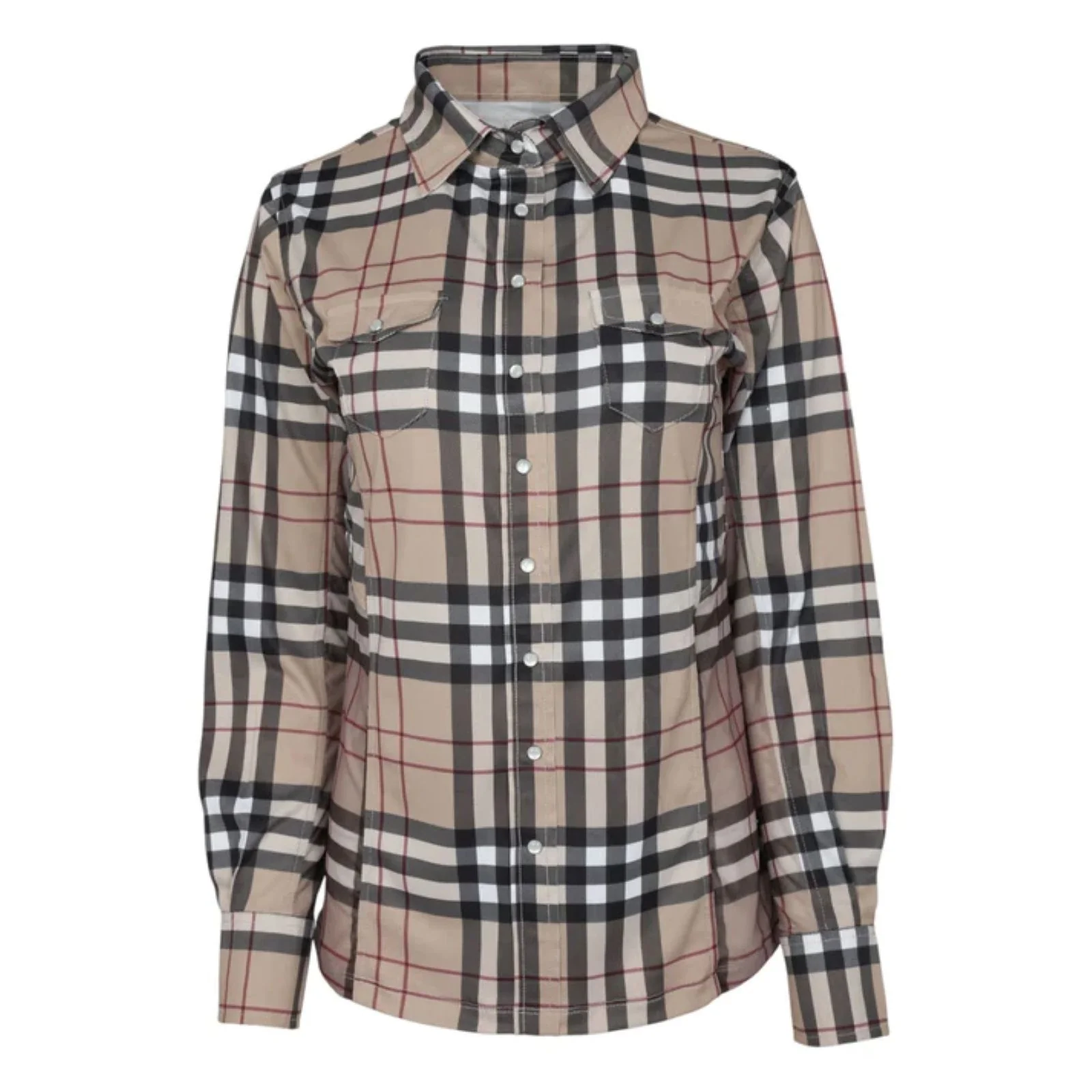 Dapplebay Holiday Plaid Western Top - Image 6