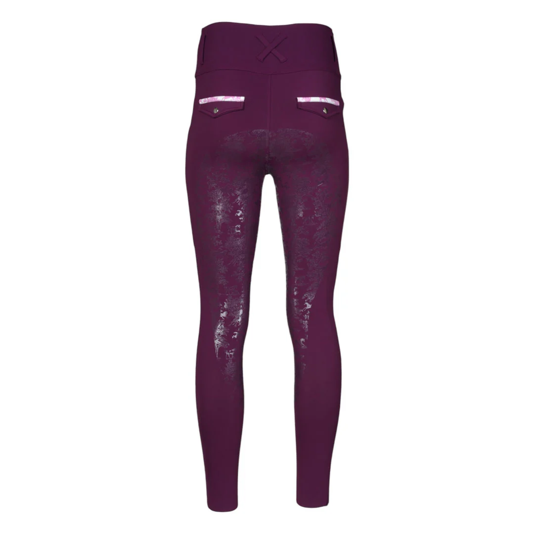 Dapplebay Ladies Equestrian Toile Essential Tights - Image 5