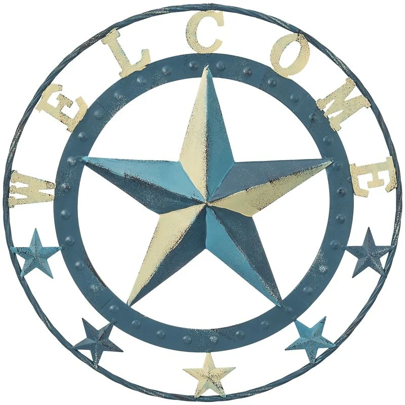 Decorative Metal Welcome Star - Image 2