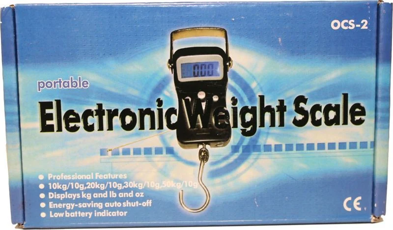 Digital Hanging Scale 110lb Black