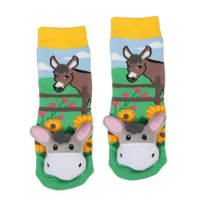 Donkey Head Socks Green Infant