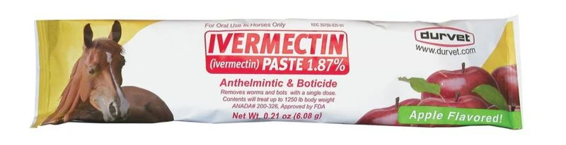 Ivermectin Single Dose Paste Wormer 1.87