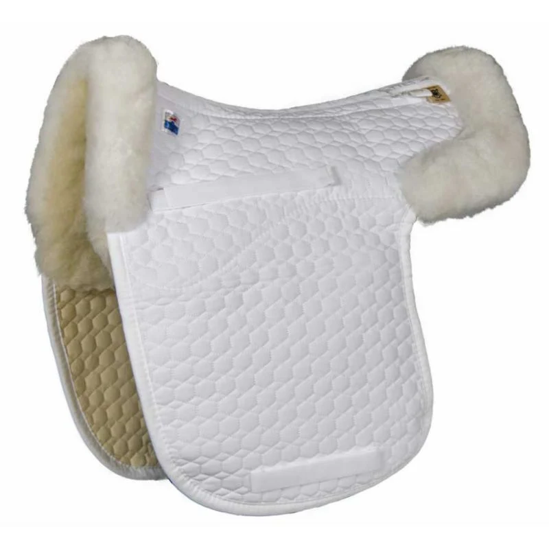 Mattes Gold Dressage Contour Pad Rear Trim