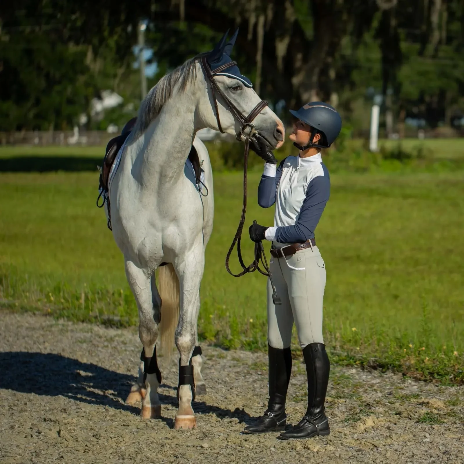 Equinavia Alexandra Ladies Long Sleeve Show Shirt - Image 4