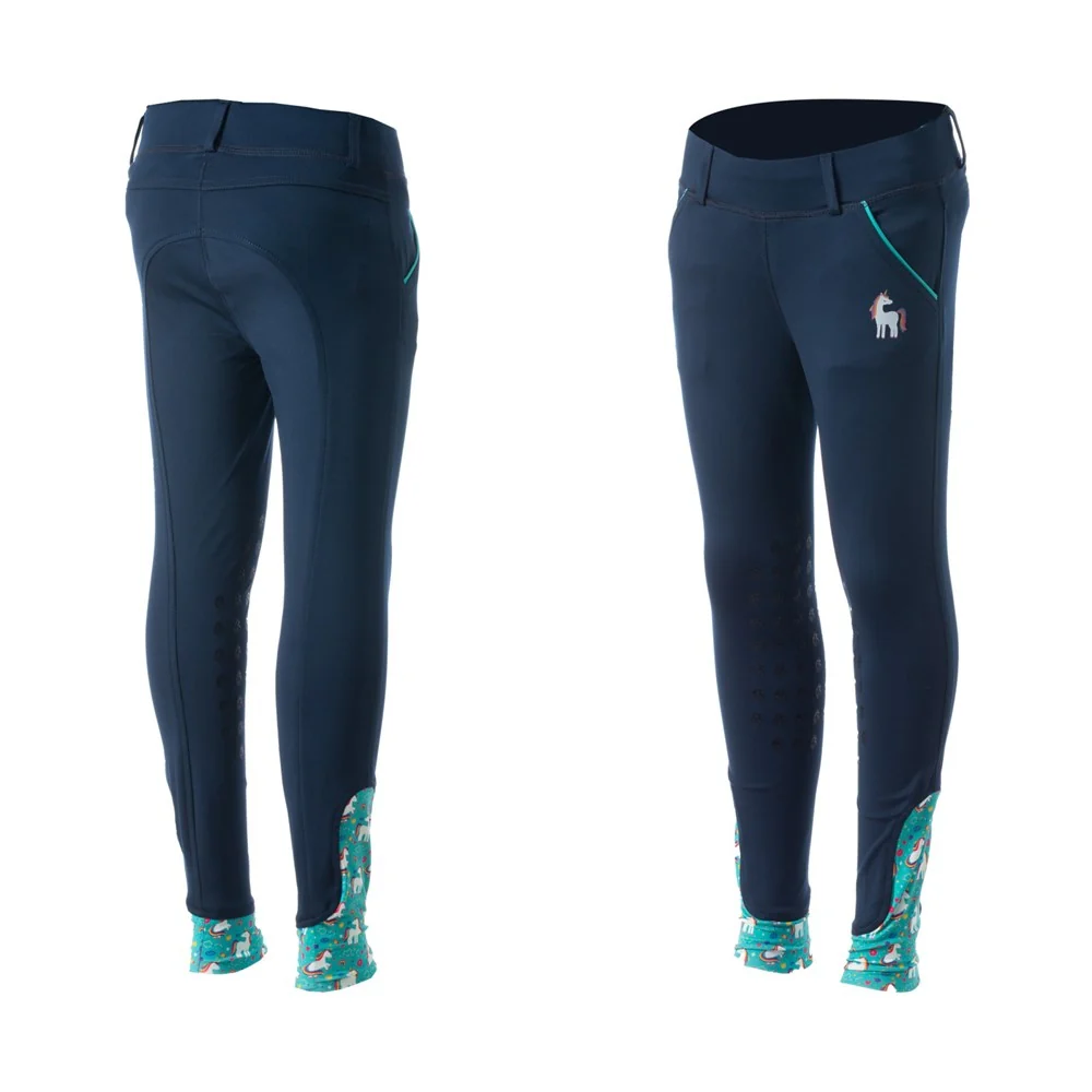 Equinavia Lena Kids Knee Patch Pull On Breeches - Image 3