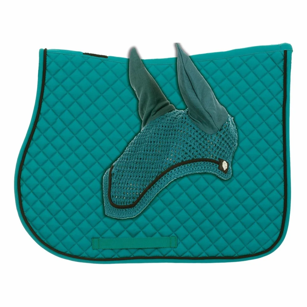 Equinavia Voss All Purpose Saddle Pad and Bonnet Set - Image 3