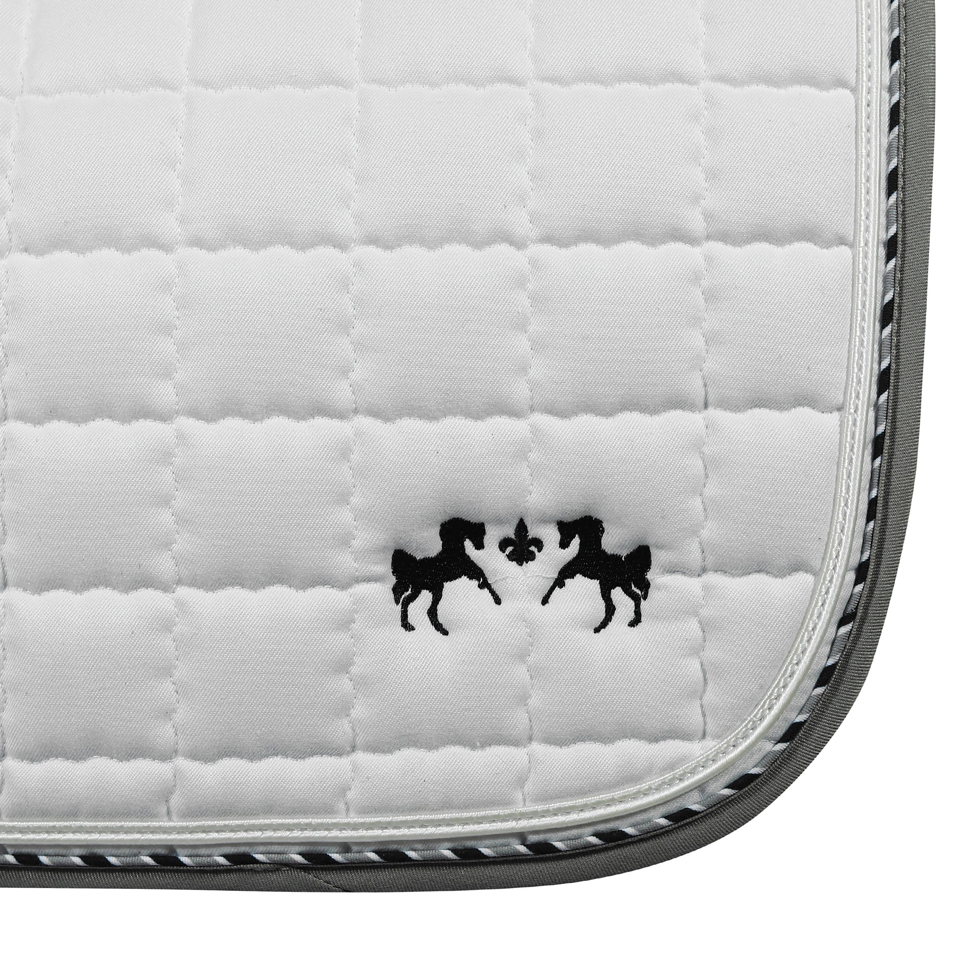 Equine Couture Coolmax Plush White Saddle Pad - Image 4