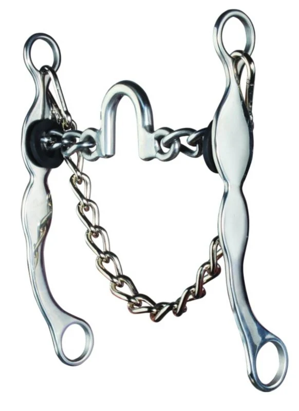 Equisential Ported Chain Bit Silver 5 1/8In