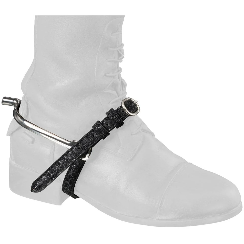 Equitare Sparkly Croc English Spur Straps - Image 4