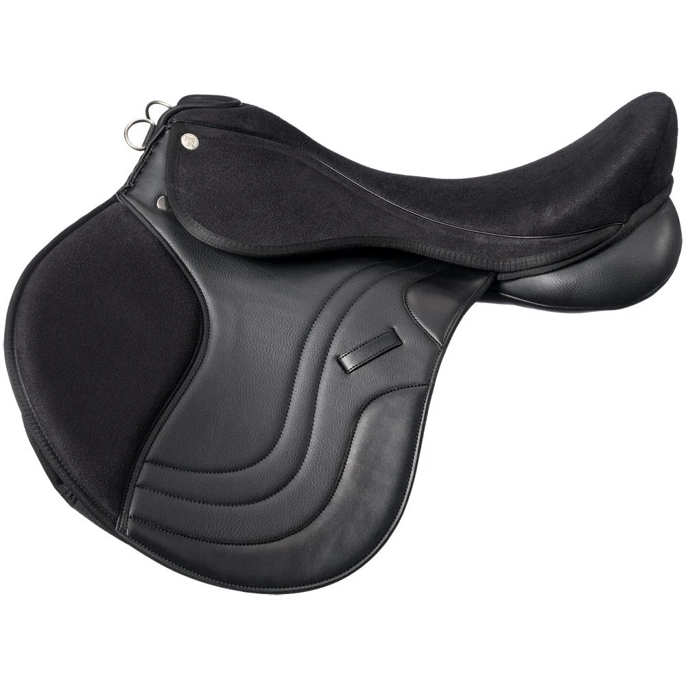 Equitare Tempo Synthetic All Purpose Saddle - Wide