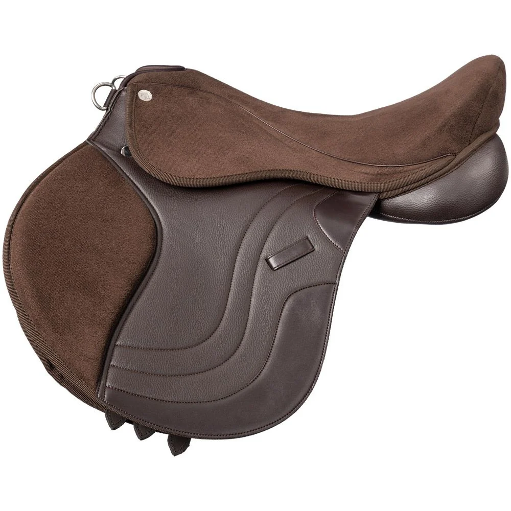 Equitare Tempo Synthetic All Purpose Saddle - Wide - Image 2