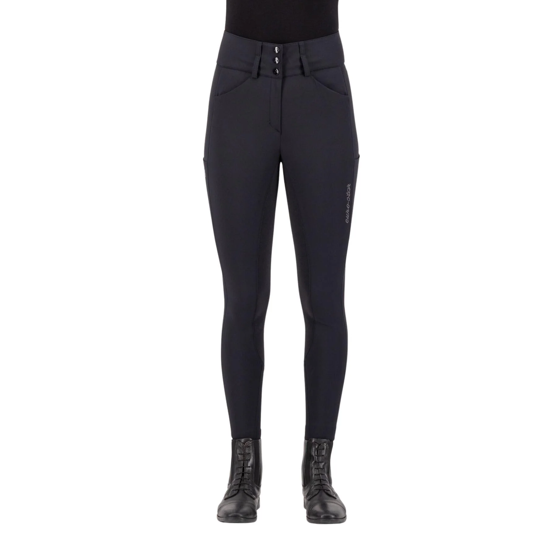 Euro-Star Ladies ESAurelia Full Grip Connect Breeches - Image 2