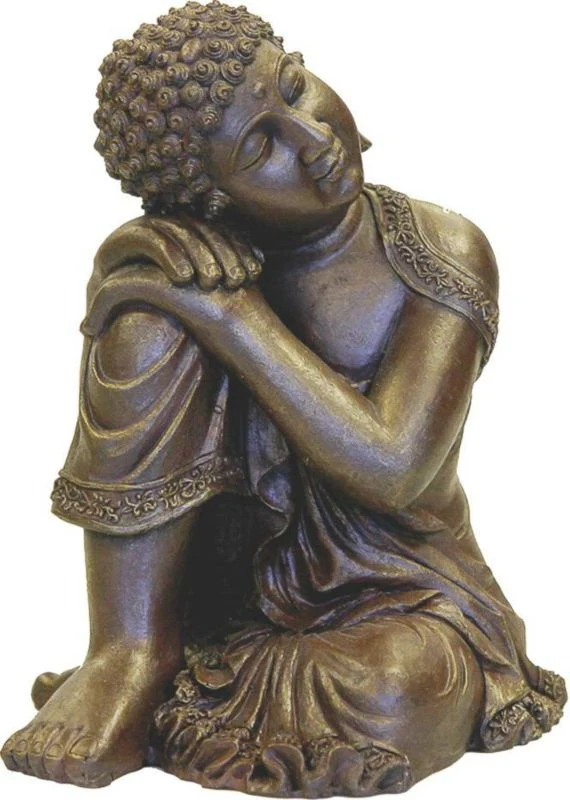 Blue Ribbon Resting Buddha Aquarium Decoration - Image 2