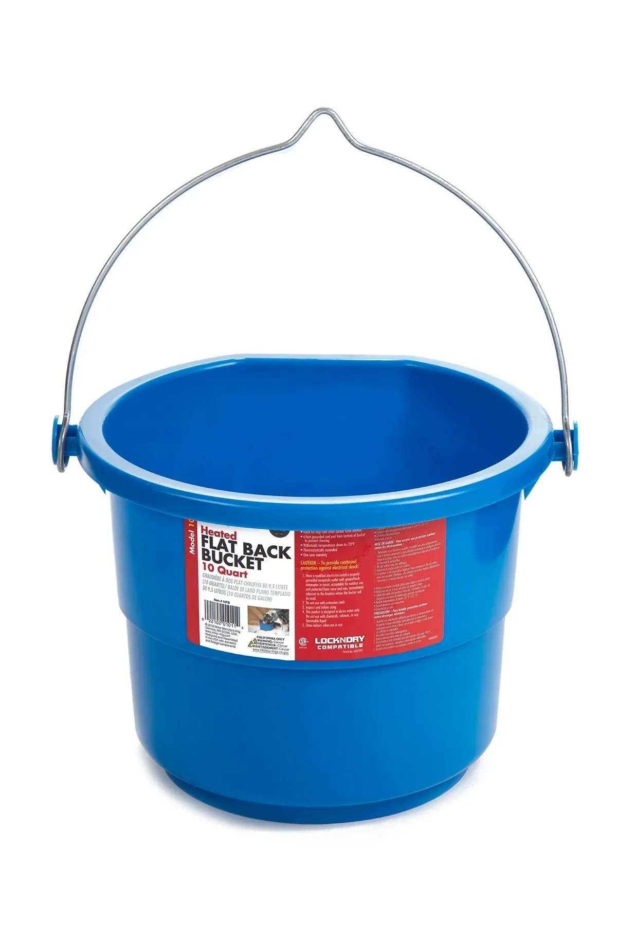 10 Quart Heated Flat Back Bucket