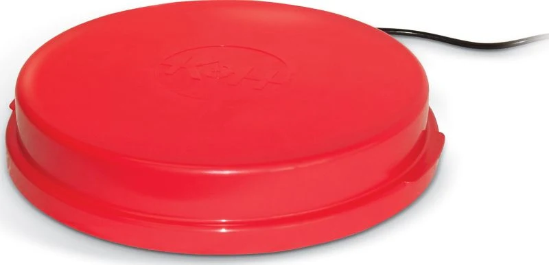 Heated Poultry Base 80 Watts Red