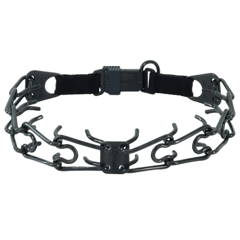 Herm Sprenger Blk U-PLUS Prong ClicLock Collar