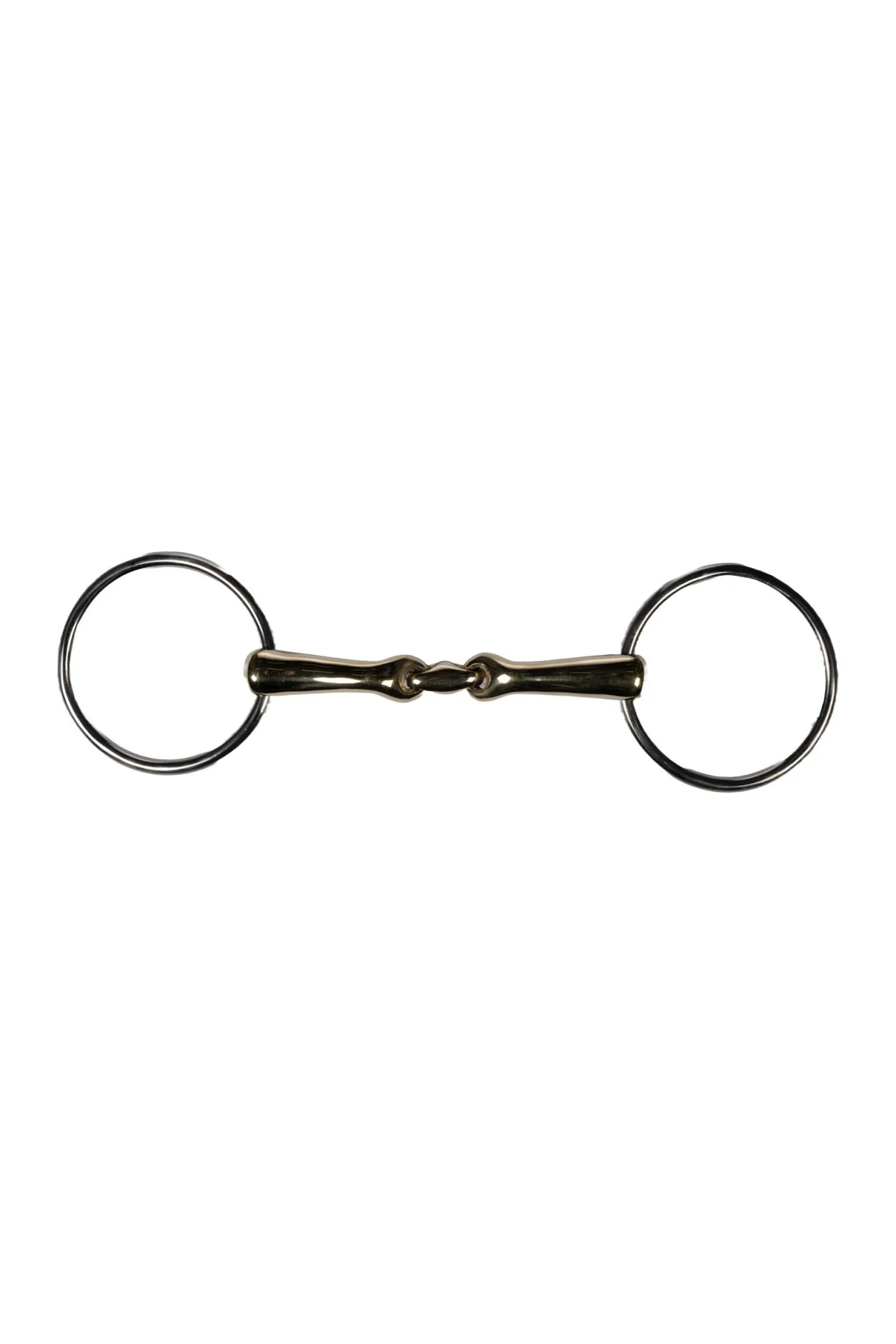 HKM 14mm High Curve Loose Ring Snaffle + Lozenge