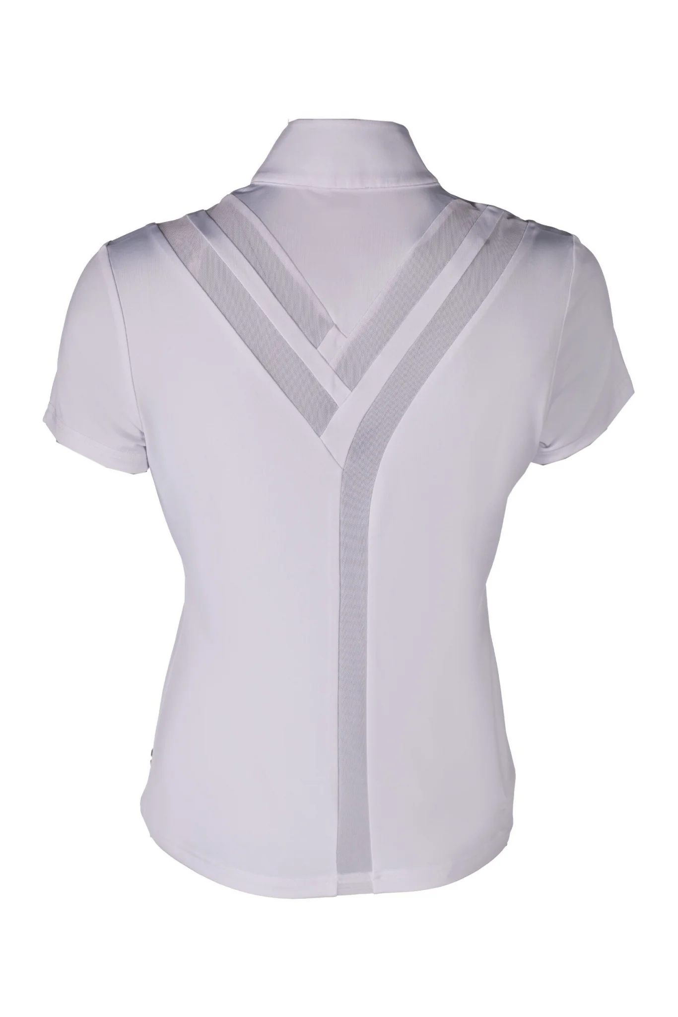 HKM Ladies Hunter Short Sleeve Competition Shirt - Image 3