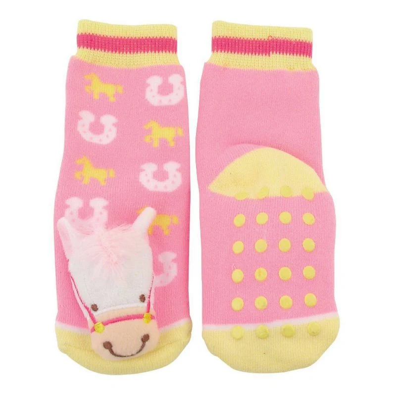 Infant Blue Baby Rattle Socks - Image 2