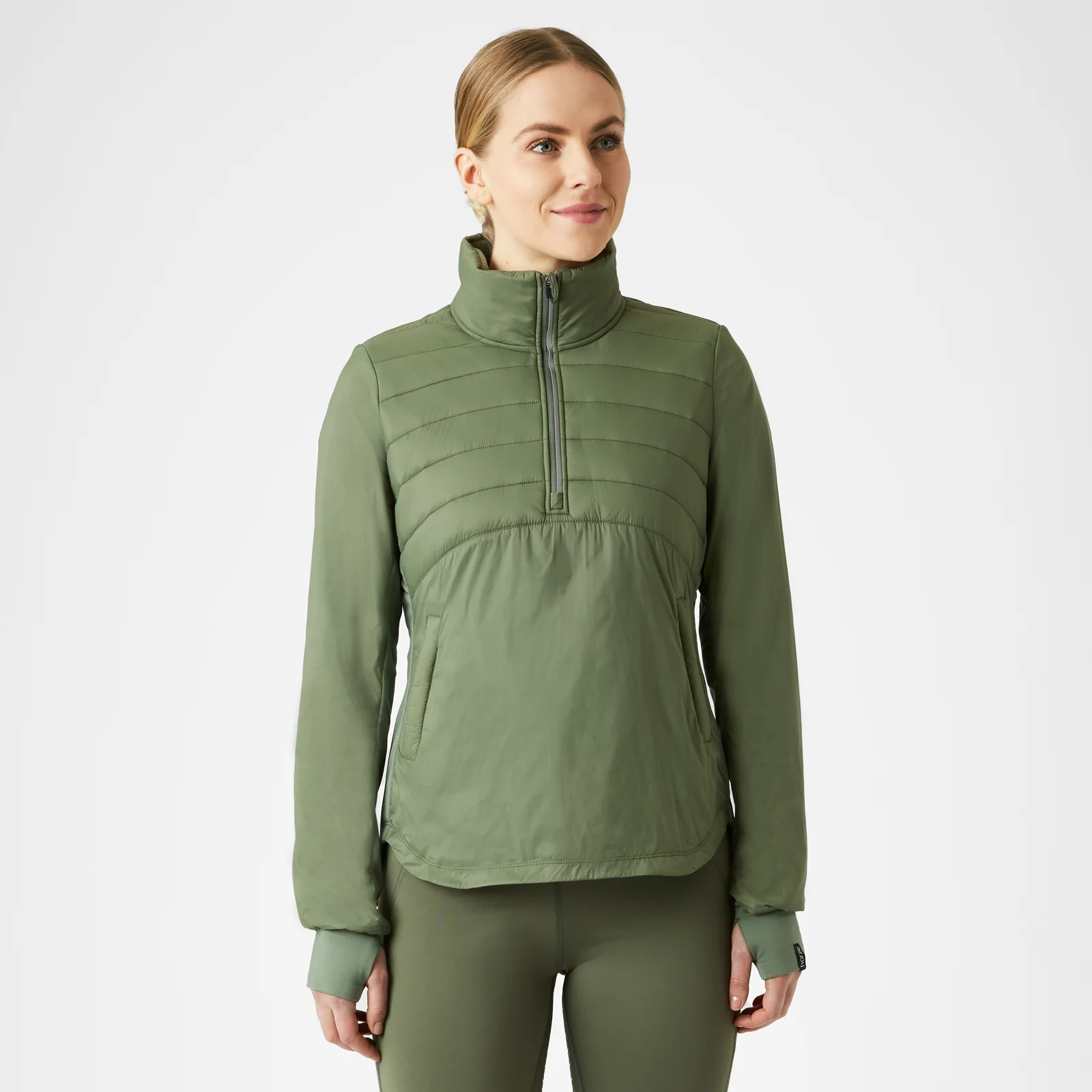 Horze Ladies Annika Fleece Lined Pullover Jacket - Image 3