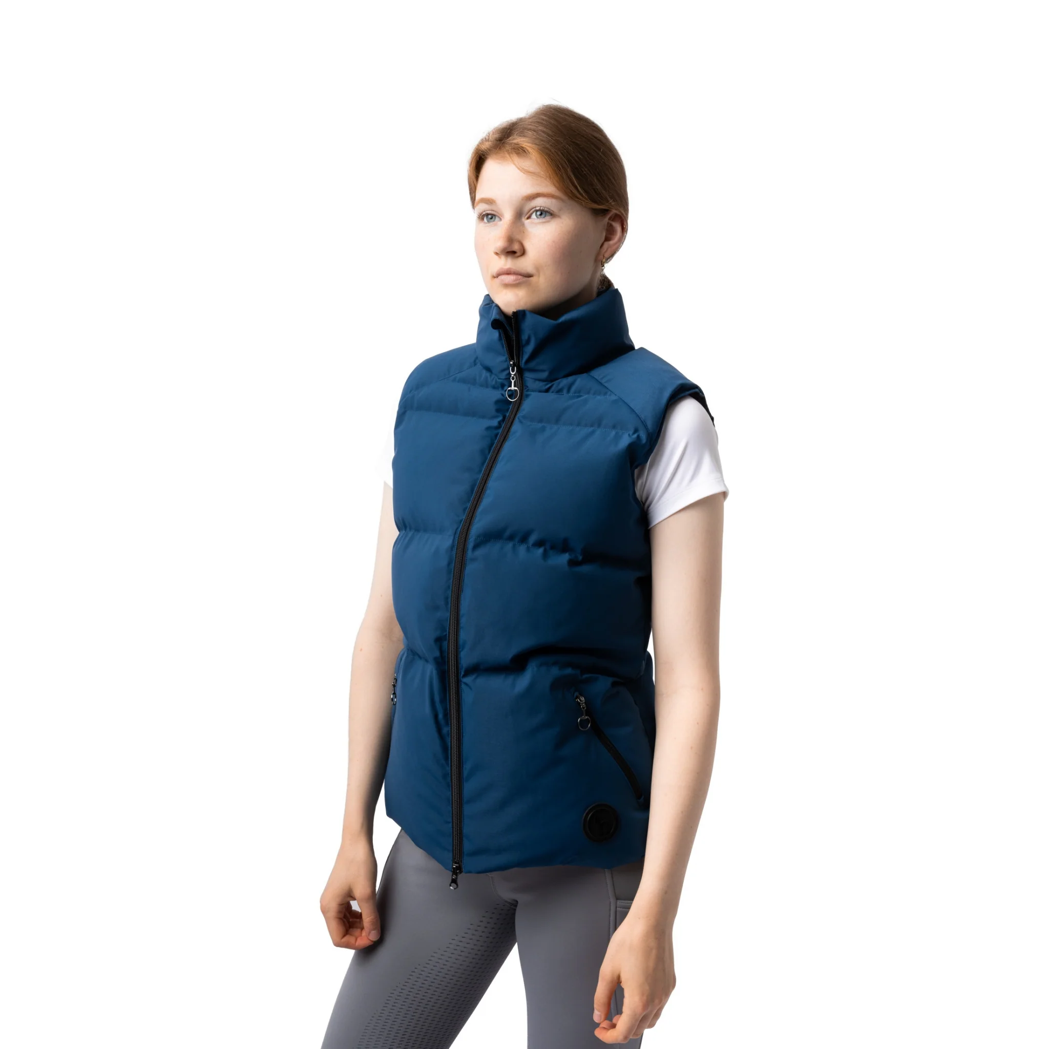 Horze Oona Ladies Puffer Riding Vest - Image 2