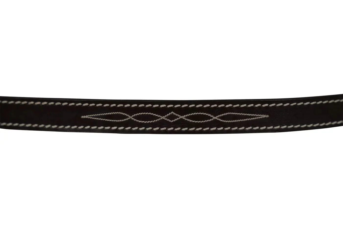 Huntley Equestrian Fancy Stitched Leather Pony Halter Replacement Crown - Image 2