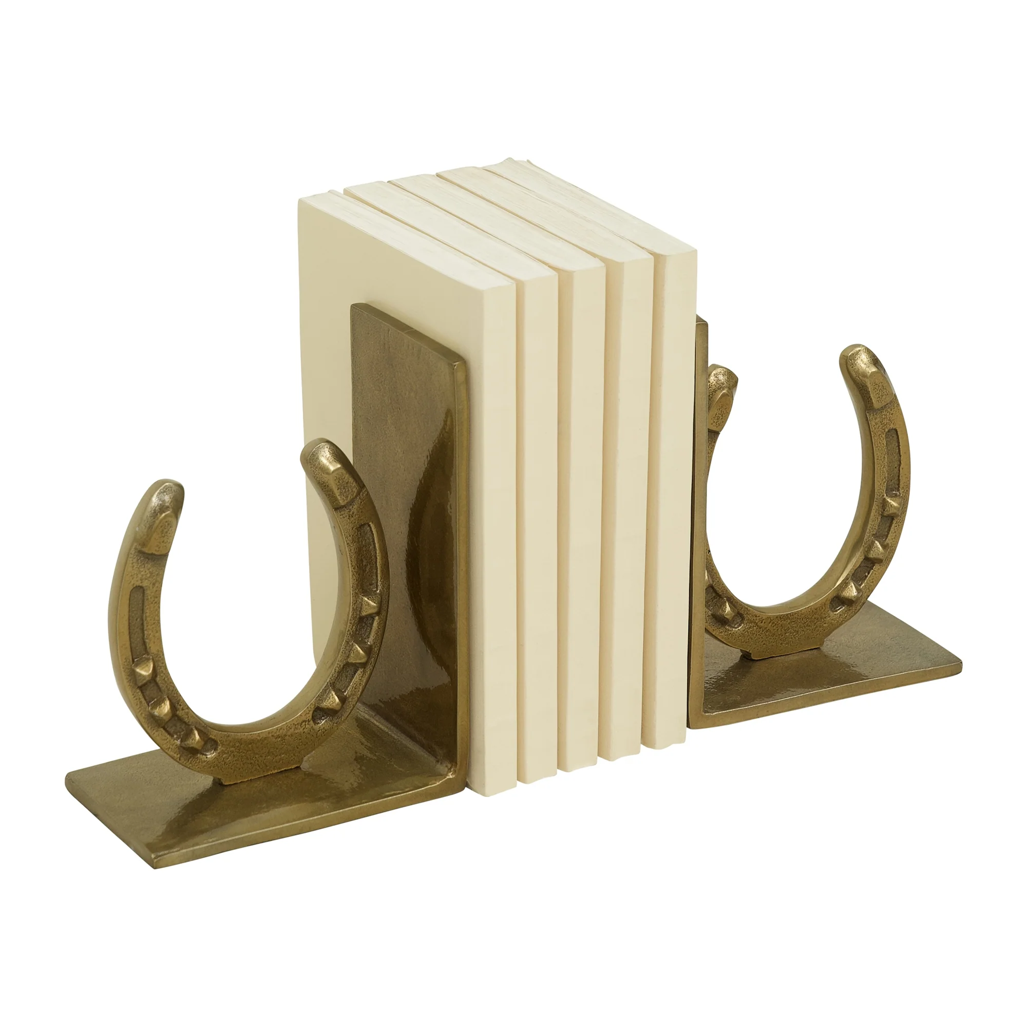 Huntley Equestrian Horse Shoe Bookends - Image 2