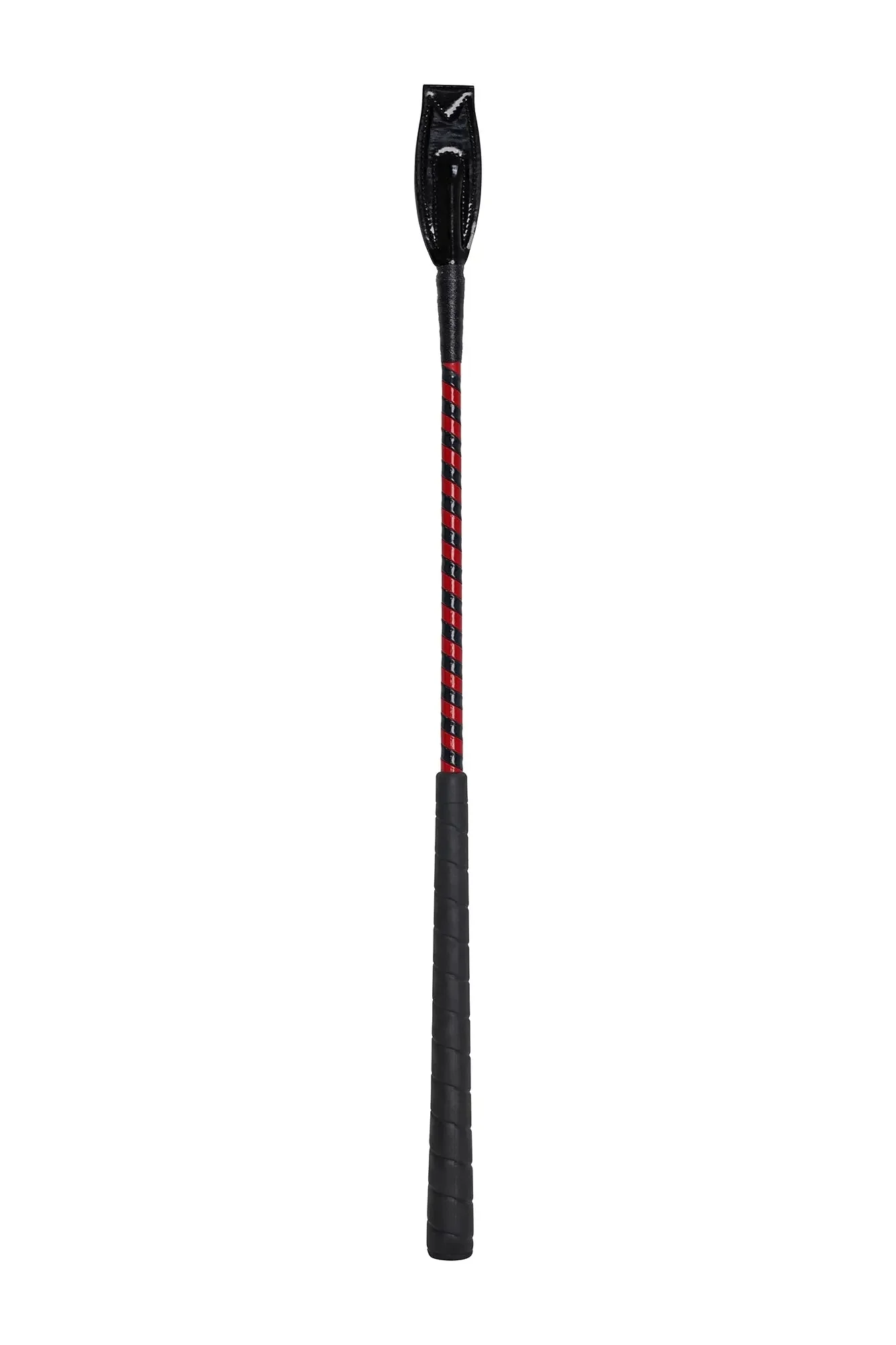 Huntley Equestrian Jumper Whip Two Tone Patent Cover - Image 4