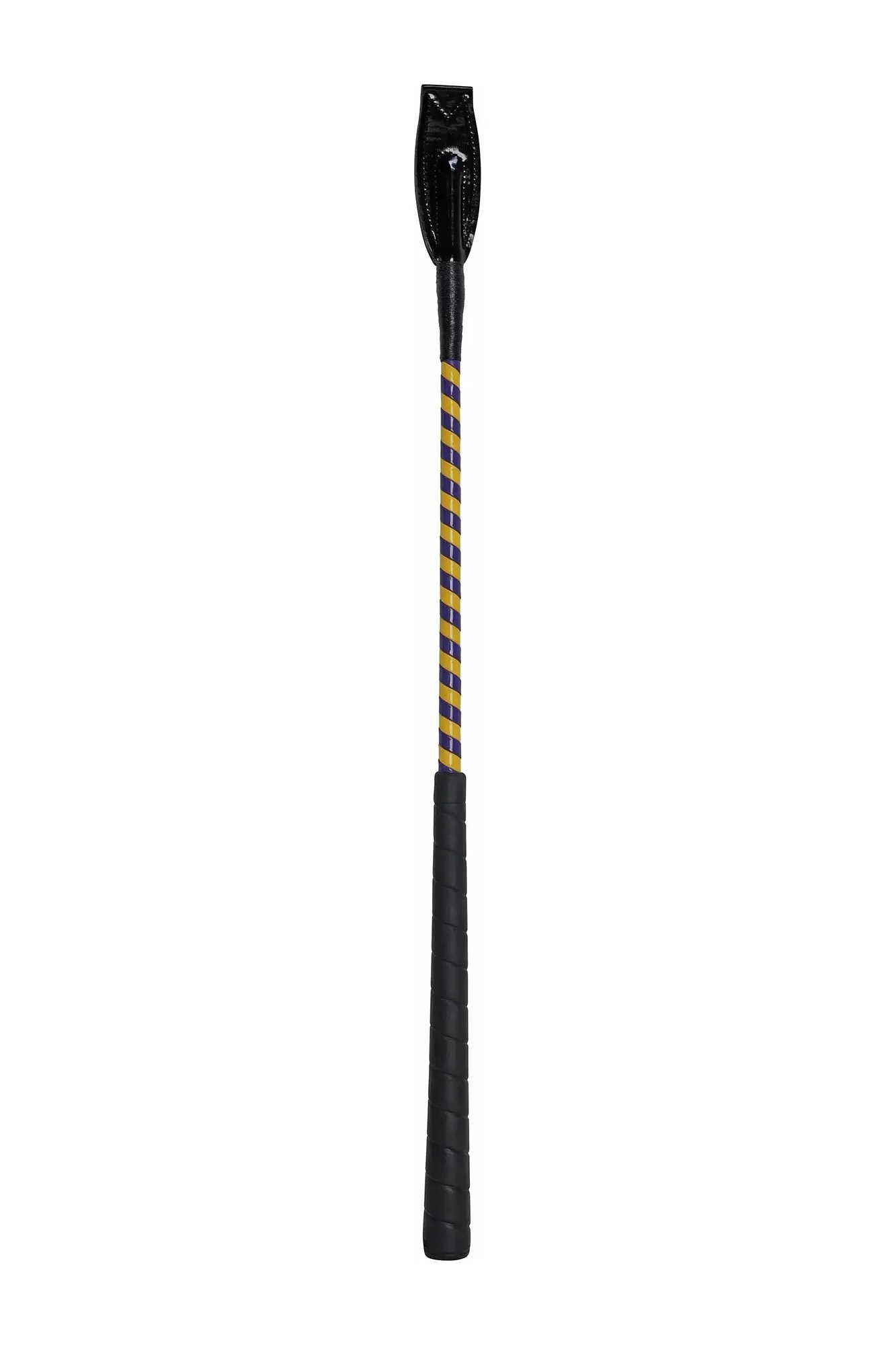 Huntley Equestrian Jumper Whip Two Tone Patent Cover - Image 7