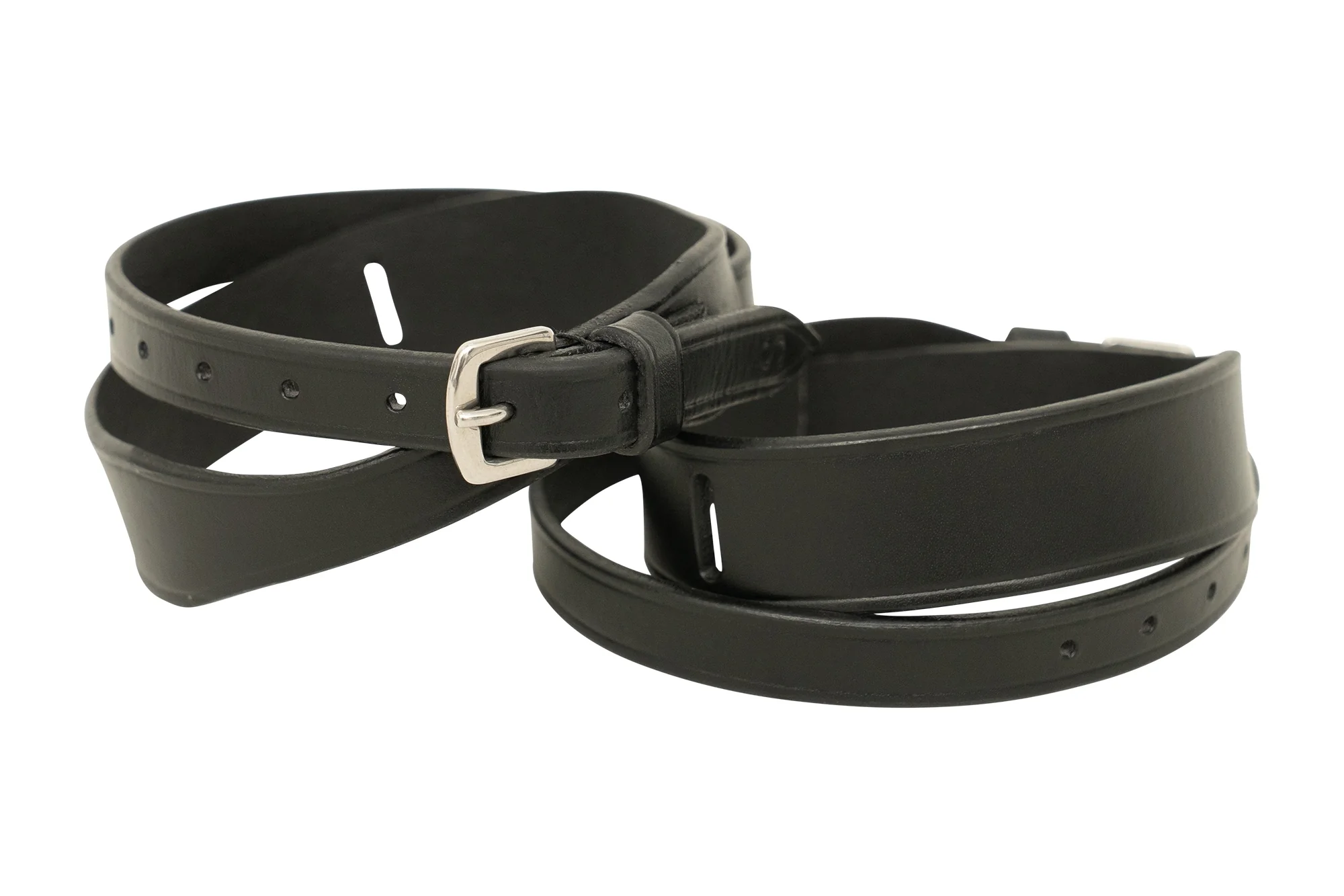 Huntley Equestrian Kids Leather Buckle Jodhpur Garter Straps