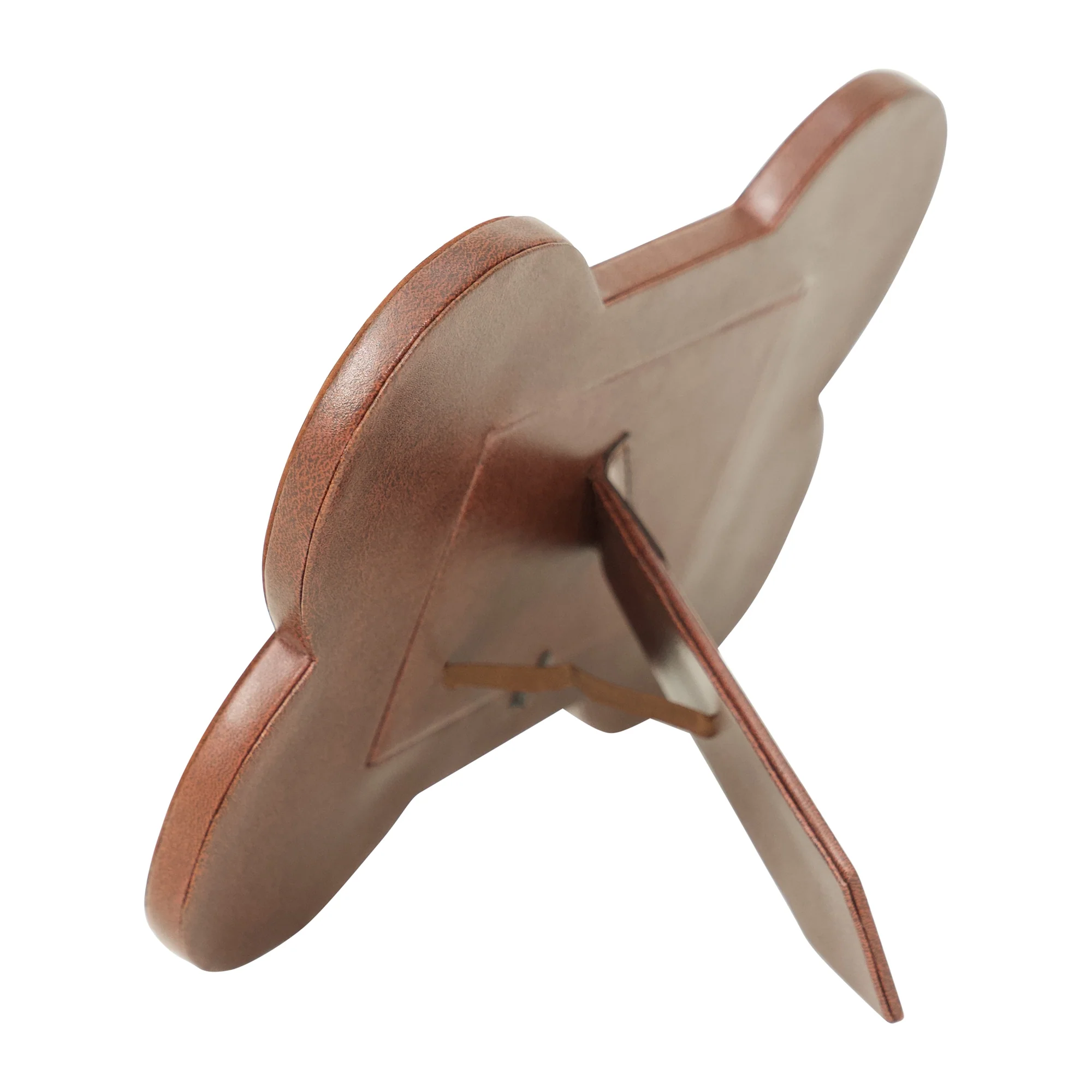 Huntley Equestrian Pet Leather Bone Shaped Picture Frame - Image 3