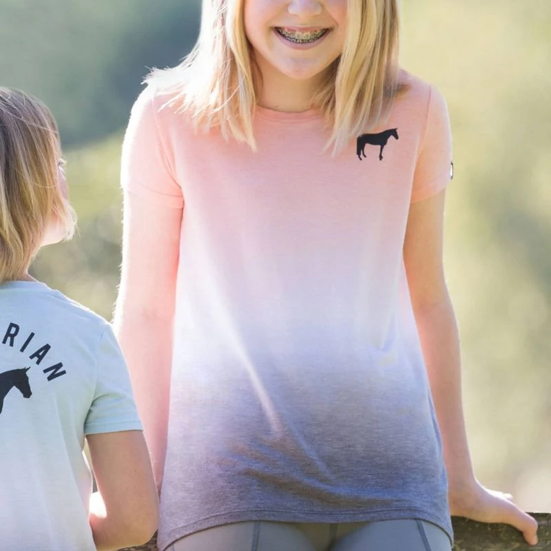 Irideon Kids Dip Dye "Equestrian" Tee Shirt - Image 2