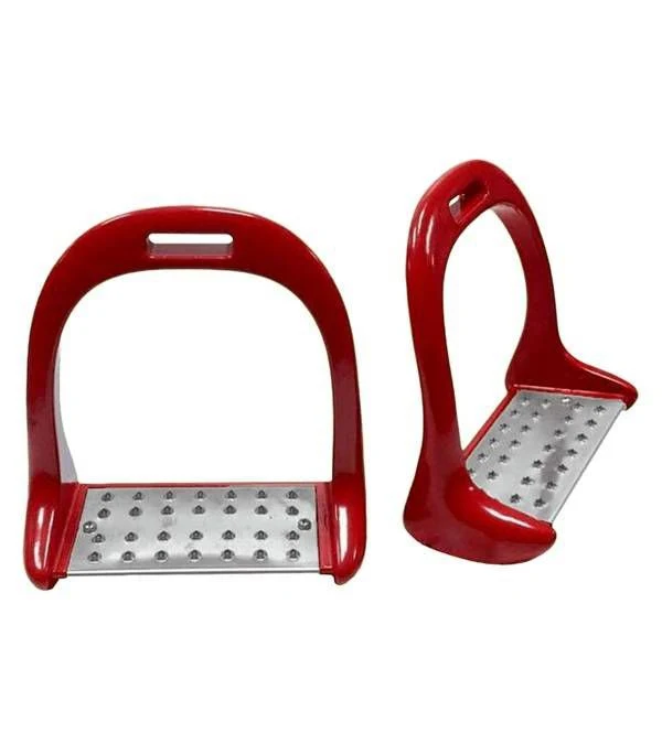 Jacks Aluminum Stirrups 4-3/4" Sold in Pairs Black - Image 4