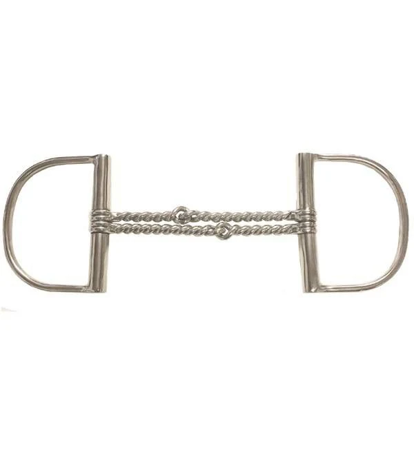 Jacks Double Twisted Wire Dee Ring Bit 5" Stainles
