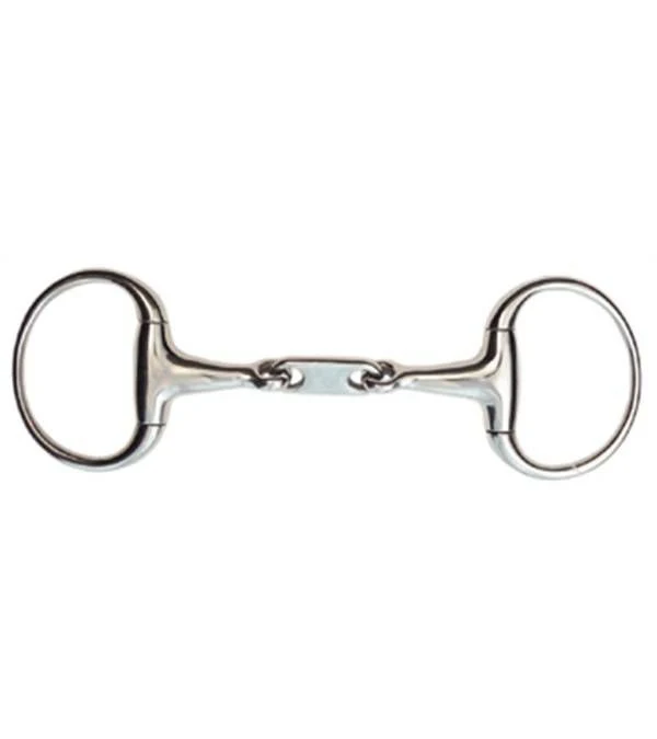 Jacks Dr Bristol Eggbutt Snaffle Bit 5" Stainless - Image 2