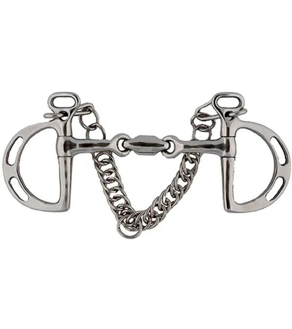 Jacks Elliptical Link Uxeter Kimberwick Bit 5" Sta - Image 2