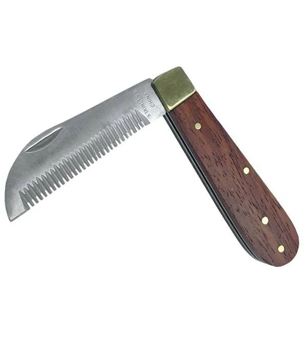 Jacks Folding Stripping Comb Stainless Steel
