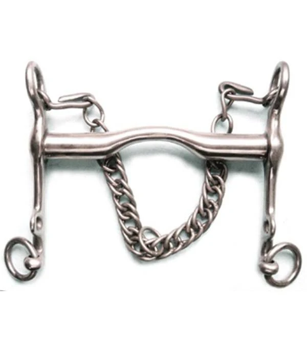 Jacks Low Port Weymouth Bit 5-1/2" German Silver - Image 2