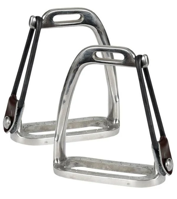Jacks Peacock Safety Stirrups 3-1/2" Stainless Ste - Image 2