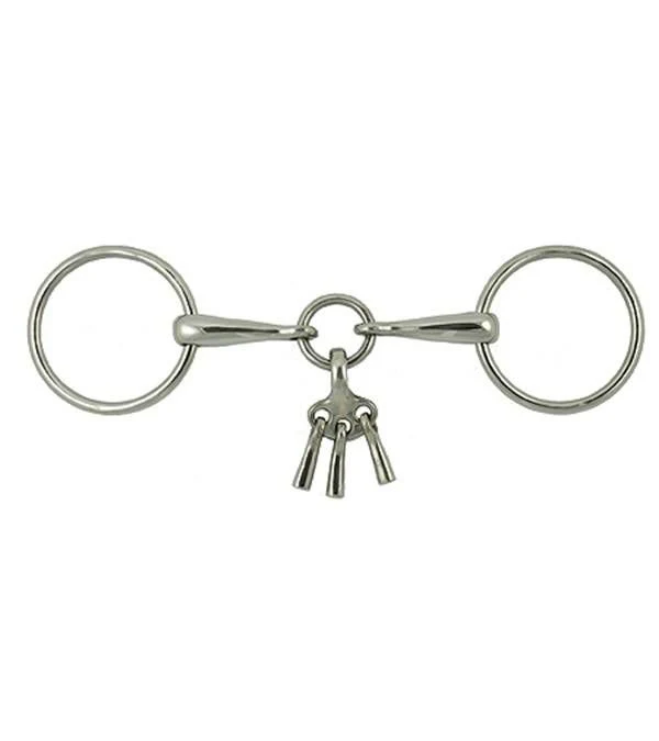 Jacks Player Ring Snaffle Bit 5" Stainless Steel