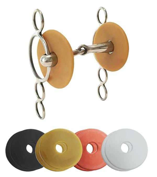 Jacks Rubber Bit Guards Sold in Pairs Black