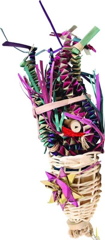 Java Wood Squiddy Bird Toy MD Multi