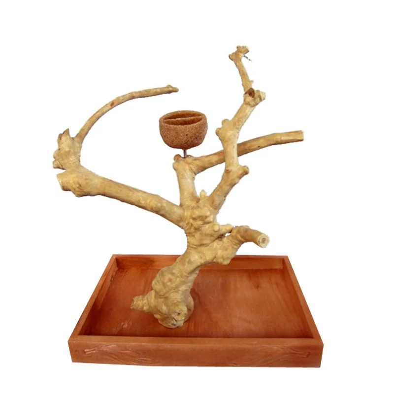 Java Wood Table Top Bird Play Stand