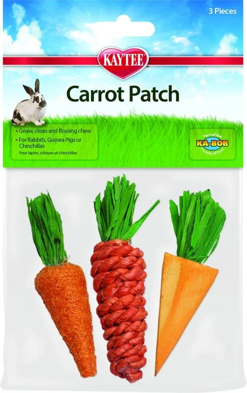 Kaytee Carrot Patch Small Animal Chew Toy - Image 2